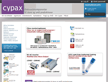 Tablet Screenshot of cypax.dk
